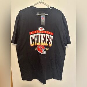 NFL Kansas City Chiefs Black and Red Tee